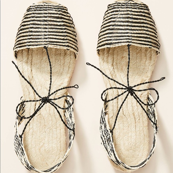 Ball Pages Shoes - ❤️❤️❤️SALE Ball Pages Striped Espadrille Sandals